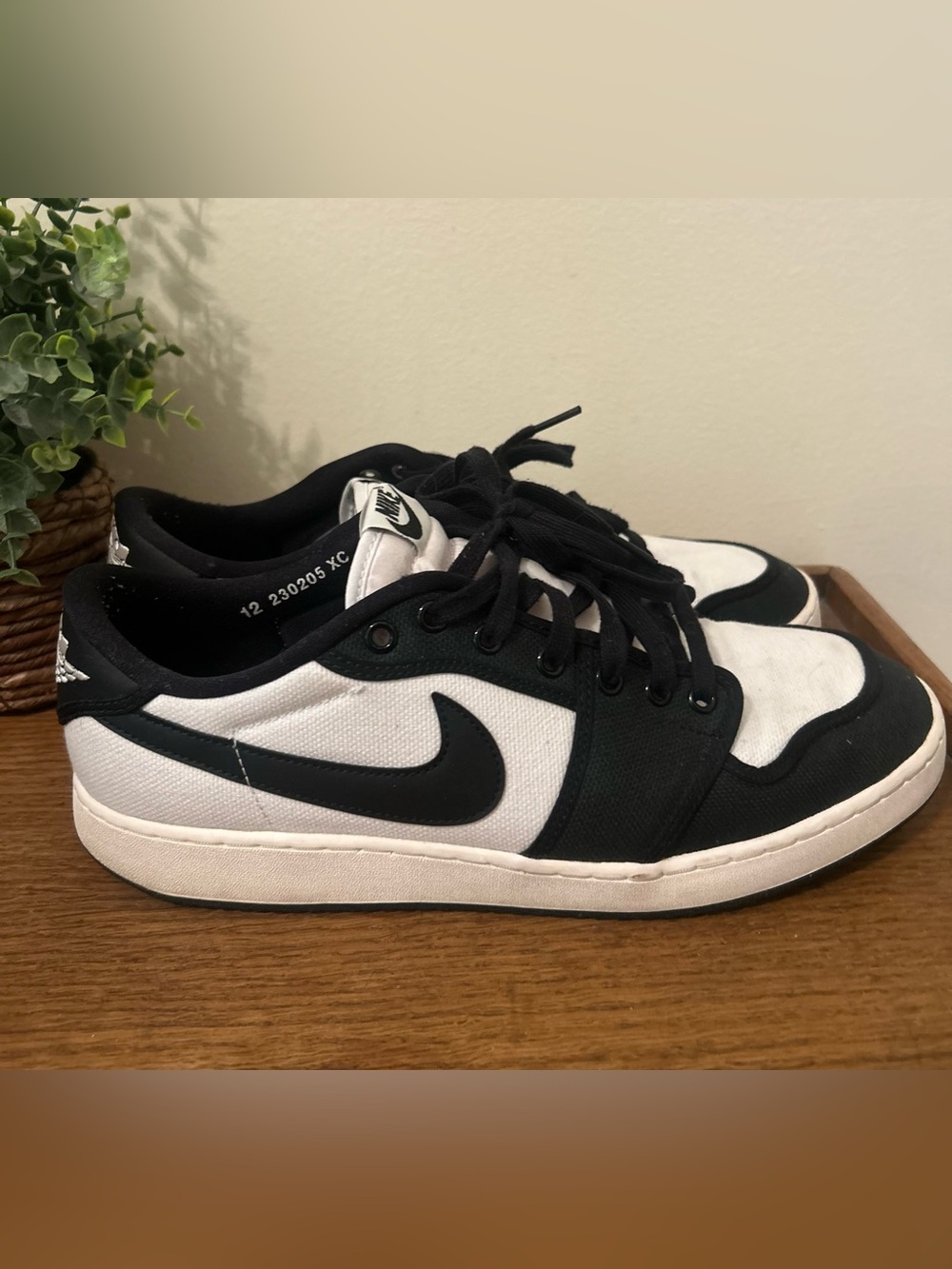 Nike AJKO 1 Low Jordan DX4981-100 White Black Sail Men's Size 12